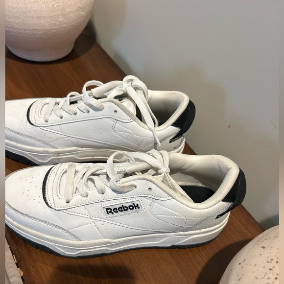 Reebok Women's White Top Sneakers - Picture 3 of 7